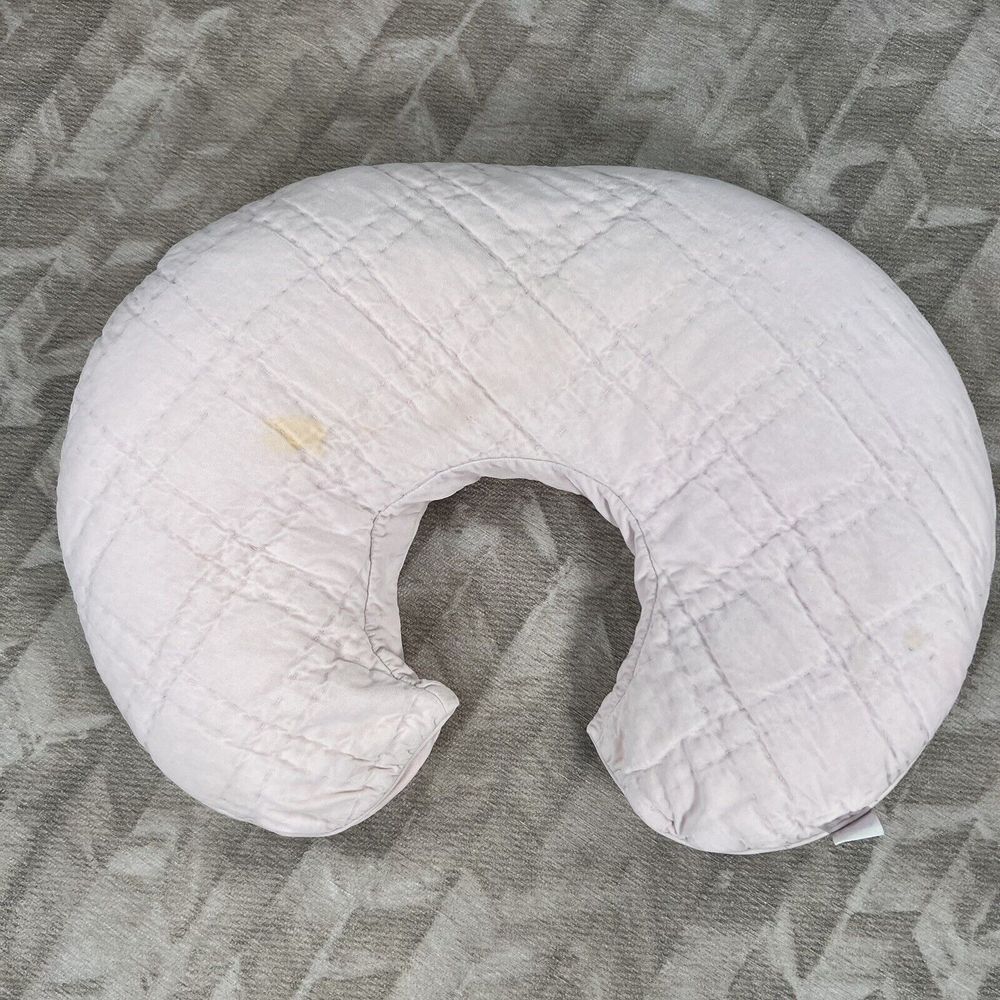 Boppy Nursing Pillow Original Support Pink Ergonomic Baby Feeding Cushion Used